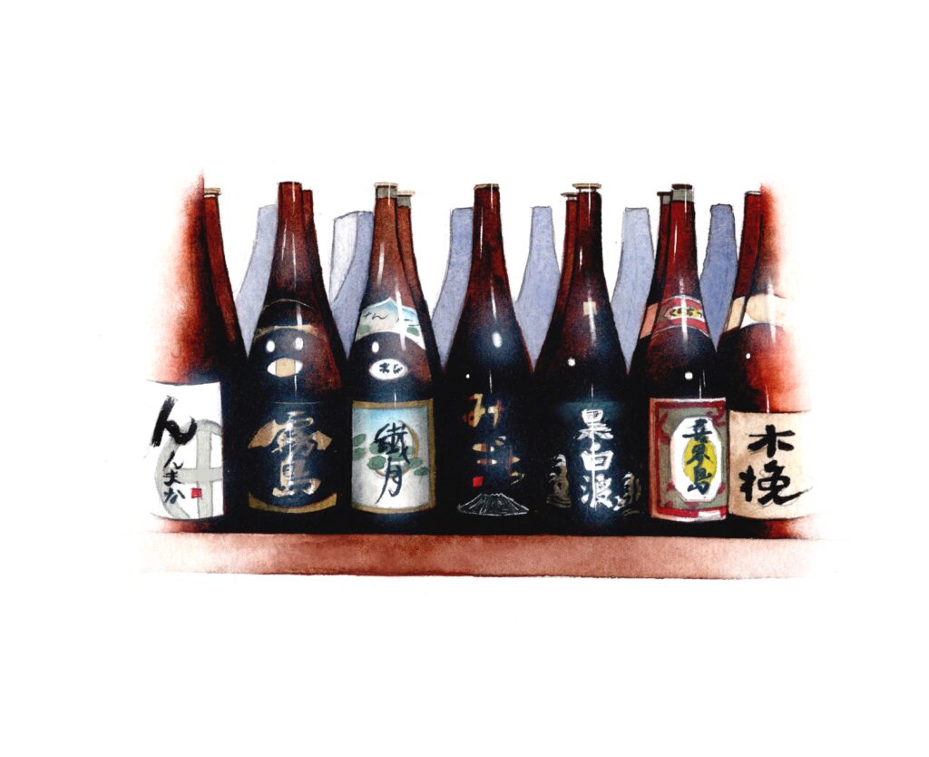 #絵 #イラスト #illust #illustration #art #watercolor #水彩イラスト #透明水彩 #カットイラスト #雑誌 #イラストカット #painting #イラストレーター #人物イラスト #リアルタッチ #酒場 #食べ物イラスト #酒 #food #bar #brutus
